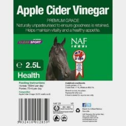 NAF 2.5 Litre Apple Cider Vinegar 6 NAF 2.5 Litre Apple Cider Vinegar -Horse Supply Store go 477443 b