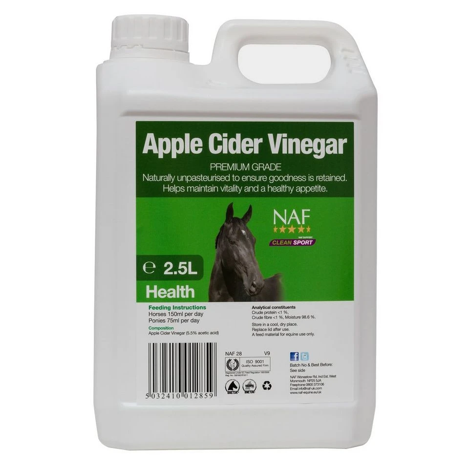 NAF 2.5 Litre Apple Cider Vinegar 5 NAF 2.5 Litre Apple Cider Vinegar - Image 3