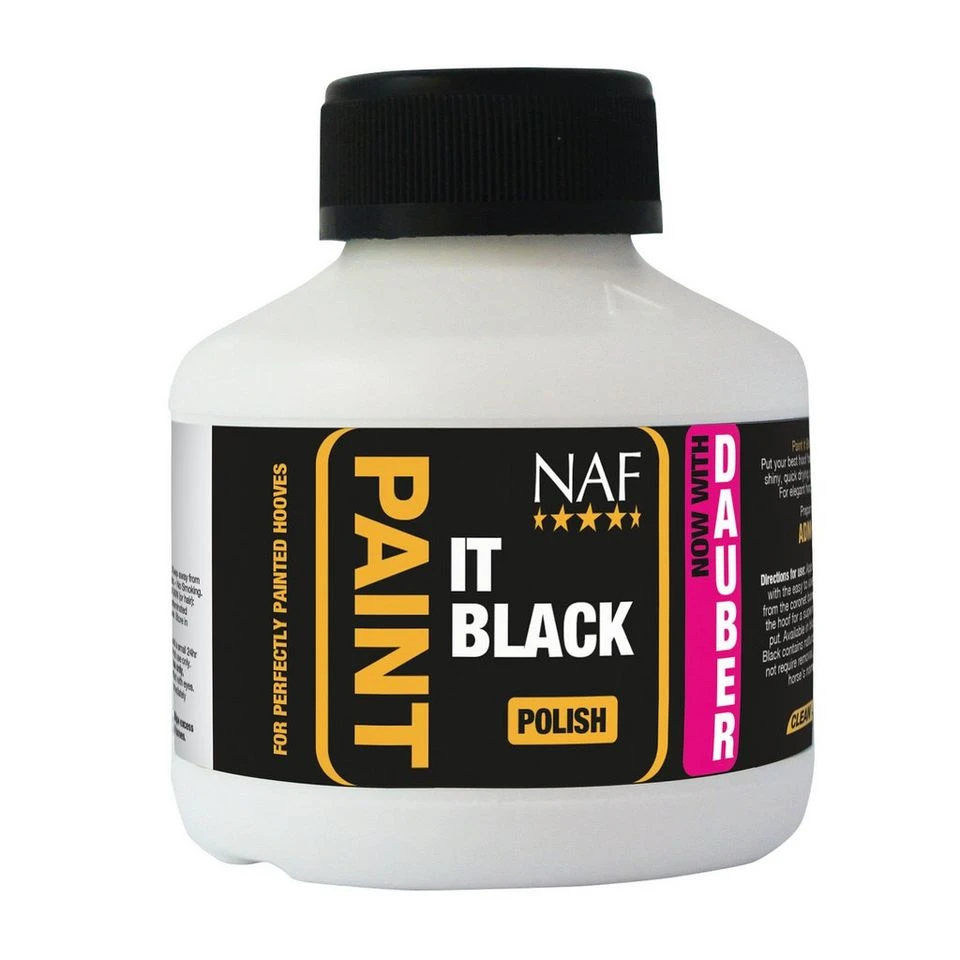 NAF Paint It In Black Hoof Polish 3 NAF Paint It In Black Hoof Polish