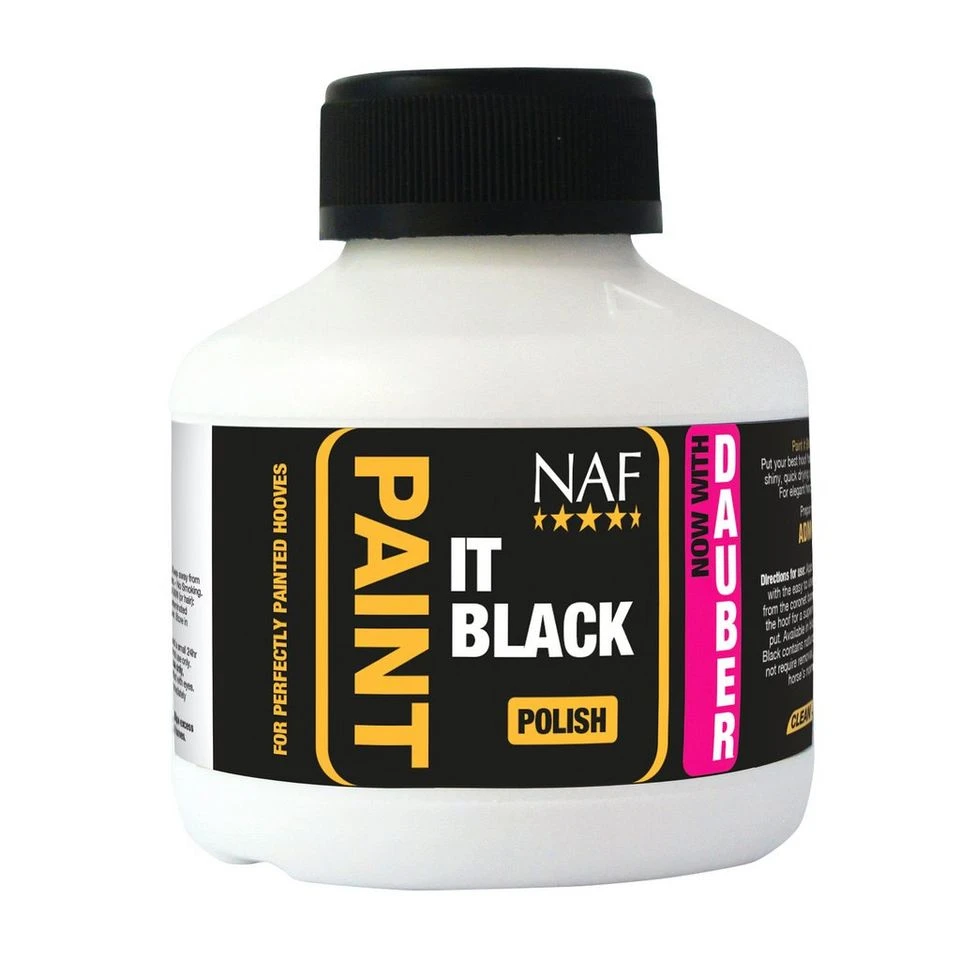 NAF Paint It In Black Hoof Polish 4 NAF Paint It In Black Hoof Polish - Image 2