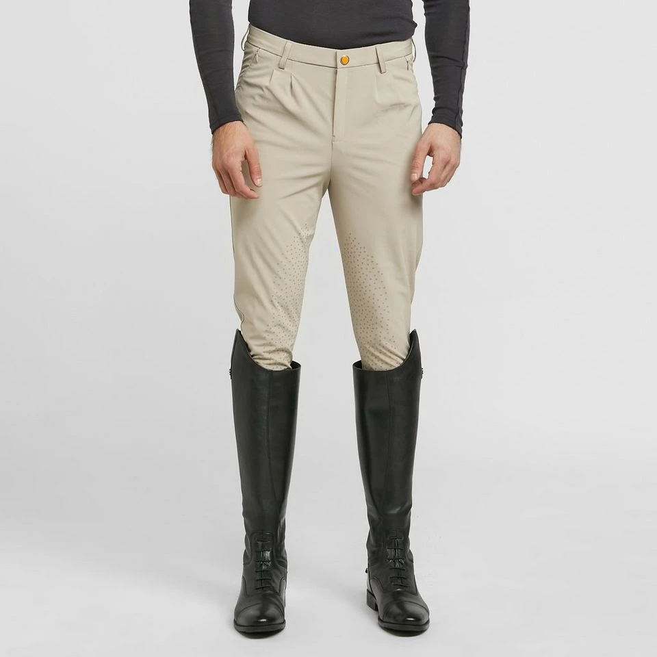 Mens Walton Knee Patch Breeches Beige 3 Mens Walton Knee Patch Breeches Beige