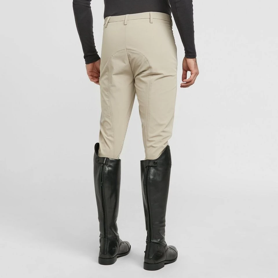 Mens Walton Knee Patch Breeches Beige 4 Mens Walton Knee Patch Breeches Beige - Image 2