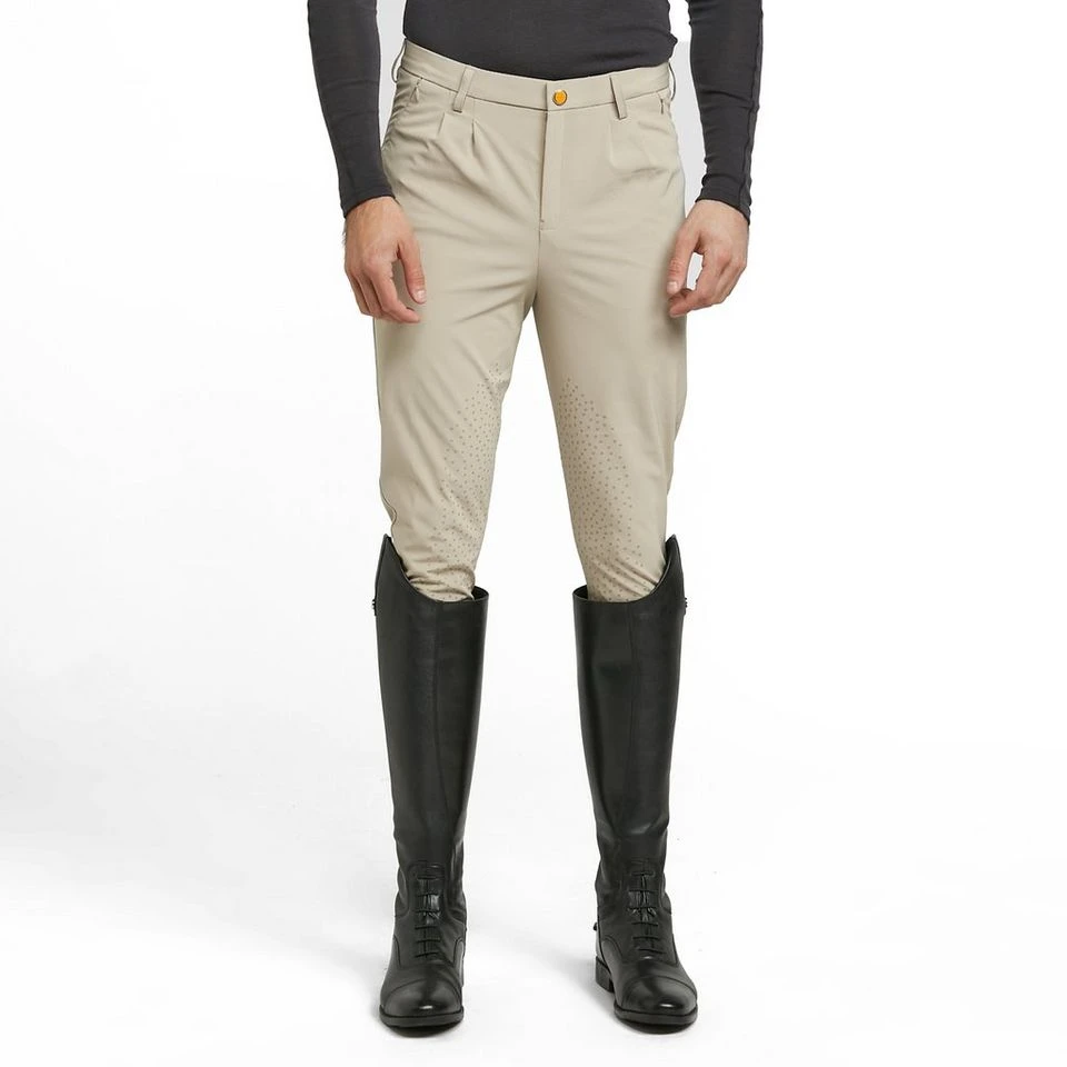 Mens Walton Knee Patch Breeches Beige 9 Mens Walton Knee Patch Breeches Beige - Image 7