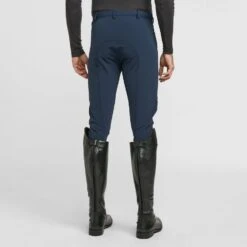 Mens Walton Knee Patch Breeches Navy -Horse Supply Store go 477763 b
