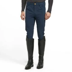 Mens Walton Knee Patch Breeches Navy -Horse Supply Store go 477763 z