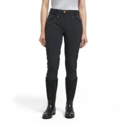 Ladies Thompson Knee Patch Breeches Black -Horse Supply Store go 477775 z