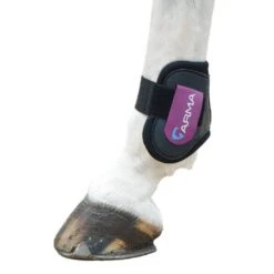ARMA Fetlock Boots Black/Plum 7 ARMA Fetlock Boots Black/Plum -Horse Supply Store go 477831 z