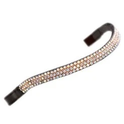 Wide Diamante Browband Havana -Horse Supply Store go 477883 z