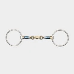 Sweet Iron Loose Ring Snaffle With Copper Lozenge