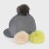 Switch It Pom Pom Hat Cover Charcoal 2 Switch It Pom Pom Hat Cover Charcoal -Horse Supply Store go 478266 a