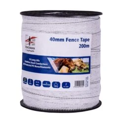 Tape White 40mm 200m -Horse Supply Store go 478839 z