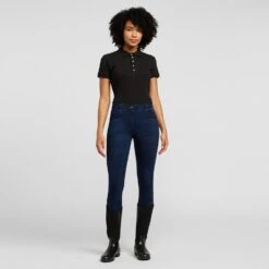 Dublin Shona Full Grip Silicone Print Denim Breeches -Horse Supply Store go 479288 c