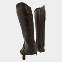 Dublin Childs Stretch Fit Half Chaps Brown -Horse Supply Store go 479301 c
