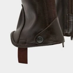 Dublin Childs Stretch Fit Half Chaps Brown -Horse Supply Store go 479301 d