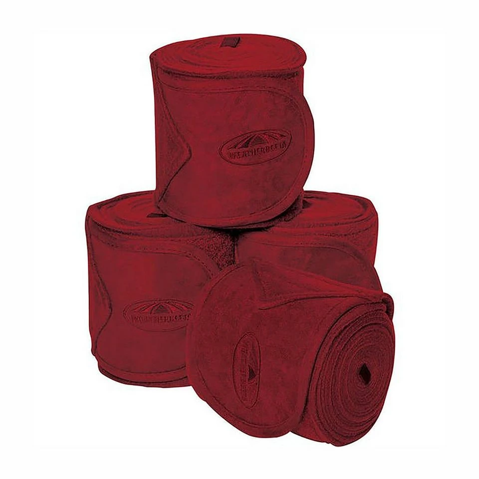 Weatherbeeta Prime Fleece Bandages Maroon 4 Weatherbeeta Prime Fleece Bandages Maroon - Image 2