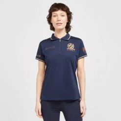Ladies Team Tech Polo Shirt Navy