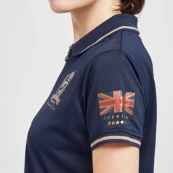 Ladies Team Tech Polo Shirt Navy -Horse Supply Store go 517286 e