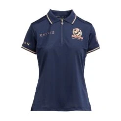 Ladies Team Tech Polo Shirt Navy -Horse Supply Store go 517286 u