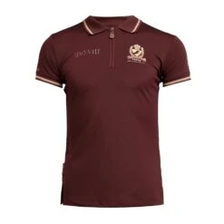 Childs Team Tech Polo Shirt Burgundy 18 Childs Team Tech Polo Shirt Burgundy -Horse Supply Store go 517287 u