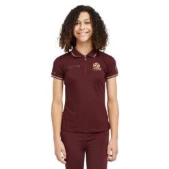 Childs Team Tech Polo Shirt Burgundy 19 Childs Team Tech Polo Shirt Burgundy -Horse Supply Store go 517287 z