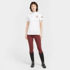 Ladies Team Short Sleeve Base Layer White -Horse Supply Store go 517291 c