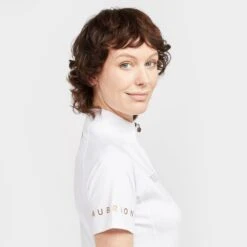 Ladies Team Short Sleeve Base Layer White -Horse Supply Store go 517291 f