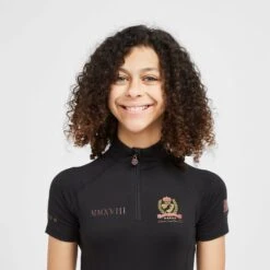 Childs Team Short Sleeve Base Layer Black -Horse Supply Store go 517292 d