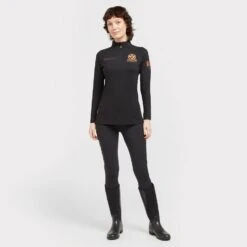 Ladies Team Riding Tights Black -Horse Supply Store go 517301 c