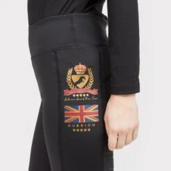 Ladies Team Riding Tights Black -Horse Supply Store go 517301 e