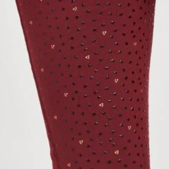 Ladies Team Riding Tights Burgundy -Horse Supply Store go 517302 g