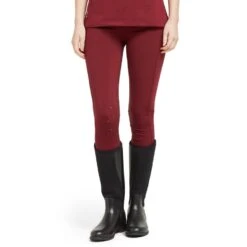 Ladies Team Riding Tights Burgundy -Horse Supply Store go 517302 z