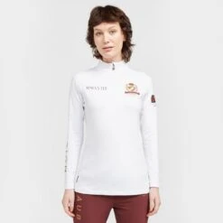 Ladies Team Long Sleeve Base Layer White