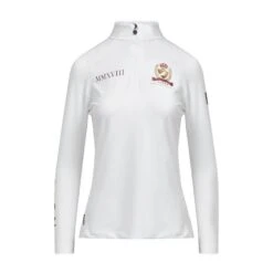 Ladies Team Long Sleeve Base Layer White -Horse Supply Store go 517317 u