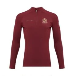 Childs Team Long Sleeve Base Layer Burgundy -Horse Supply Store go 517319 u