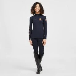 Childs Team Long Sleeve Base Layer Navy -Horse Supply Store go 517320 c
