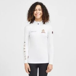 Childs Team Long Sleeve Base Layer White