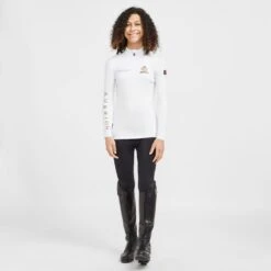 Childs Team Long Sleeve Base Layer White -Horse Supply Store go 517321 c