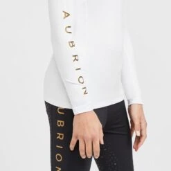 Childs Team Long Sleeve Base Layer White -Horse Supply Store go 517321 f