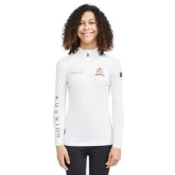 Childs Team Long Sleeve Base Layer White -Horse Supply Store go 517321 z