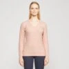 Classy Cable Pullover Blush Mel