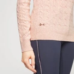 Classy Cable Pullover Blush Mel -Horse Supply Store go 526485 e