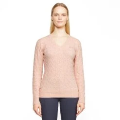 Classy Cable Pullover Blush Mel -Horse Supply Store go 526485 z