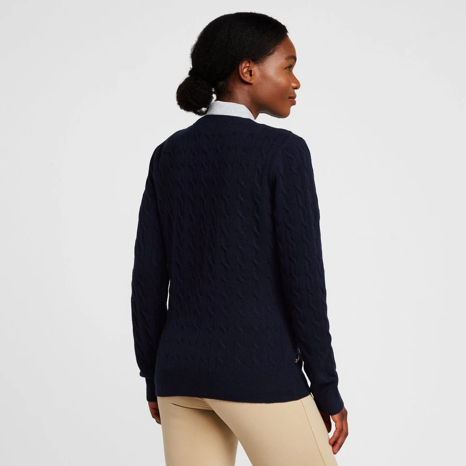 Classy Cable Pullover Navy 4 Classy Cable Pullover Navy - Image 2