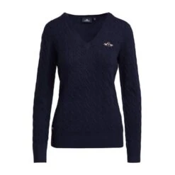 Classy Cable Pullover Navy 14 Classy Cable Pullover Navy -Horse Supply Store go 526487 u