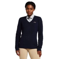 Classy Cable Pullover Navy 15 Classy Cable Pullover Navy -Horse Supply Store go 526487 z