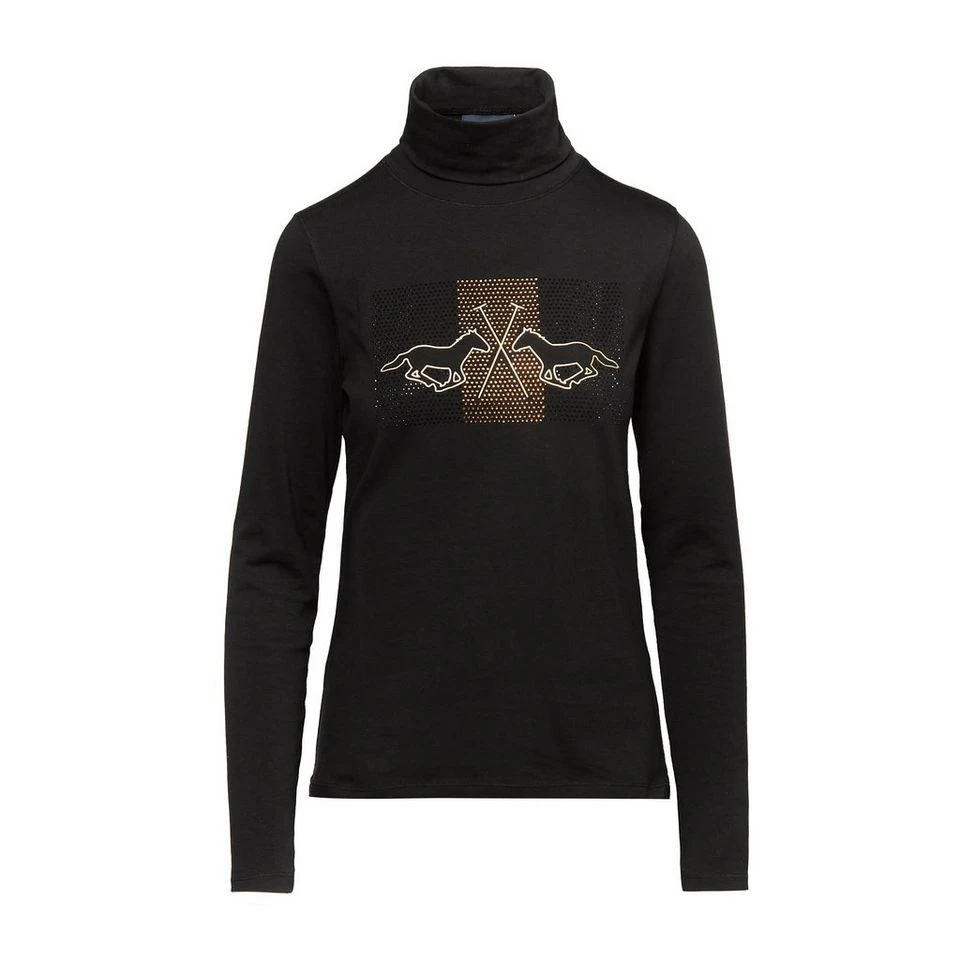 Ladies Cecile Long Sleeve Top Black 7 Ladies Cecile Long Sleeve Top Black - Image 5