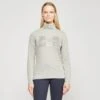 Ladies Cecile Long Sleeve Top Grey Heather -Horse Supply Store go 526493 a