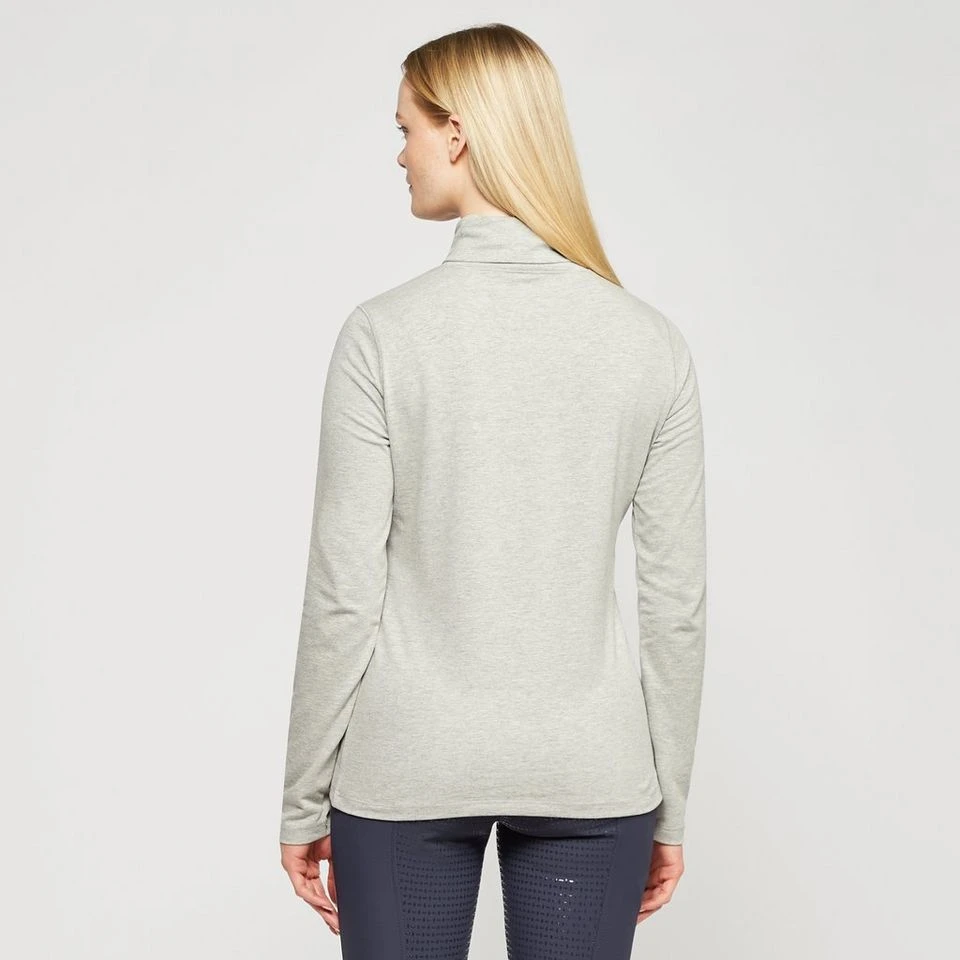 Ladies Cecile Long Sleeve Top Grey Heather 4 Ladies Cecile Long Sleeve Top Grey Heather - Image 2