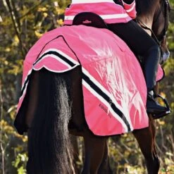 Winter Wrap Around Rug Red Orange -Horse Supply Store go 527726 d