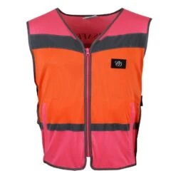 Charlotte Dujardin Multi-Coloured Waistcoat Pink/Orange 15 Charlotte Dujardin Multi-Coloured Waistcoat Pink/Orange -Horse Supply Store go 527737 z